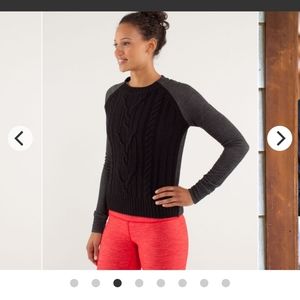 Lululemon-St Moritz Sweater-Sz 4-Black-UC